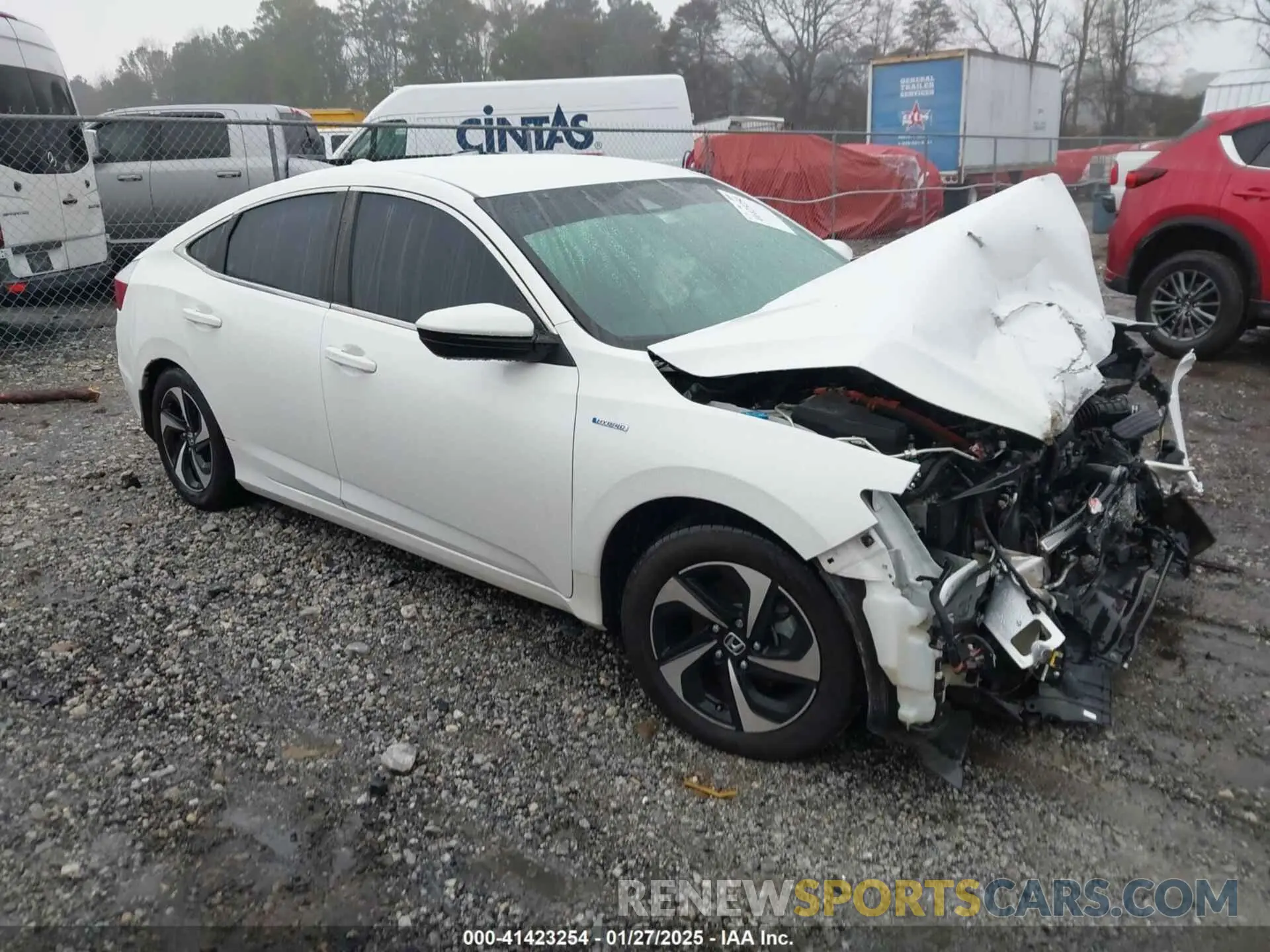 1 Фотография поврежденного автомобиля 19XZE4F52NE002561 HONDA INSIGHT 2022