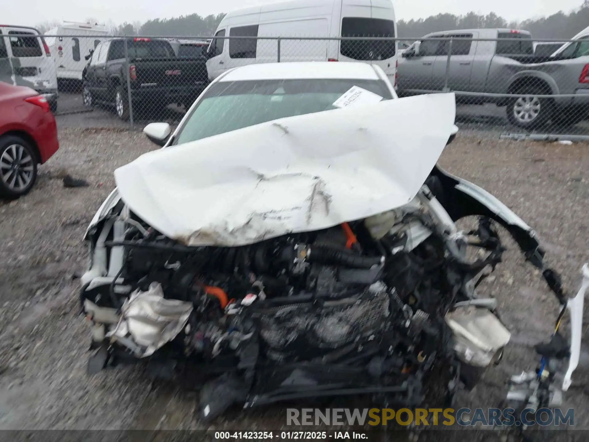 12 Фотография поврежденного автомобиля 19XZE4F52NE002561 HONDA INSIGHT 2022
