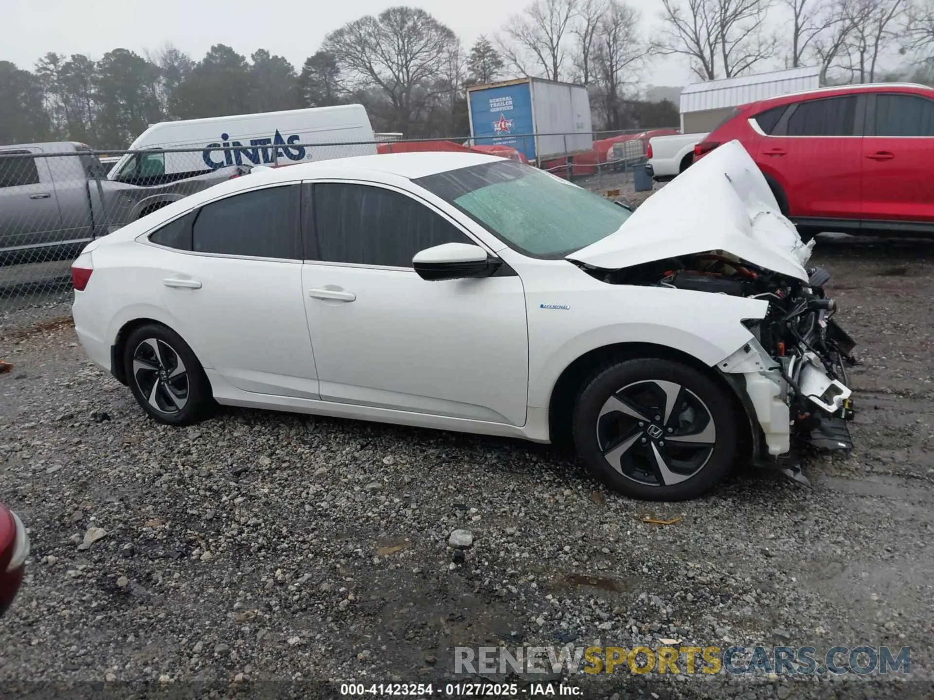 13 Фотография поврежденного автомобиля 19XZE4F52NE002561 HONDA INSIGHT 2022