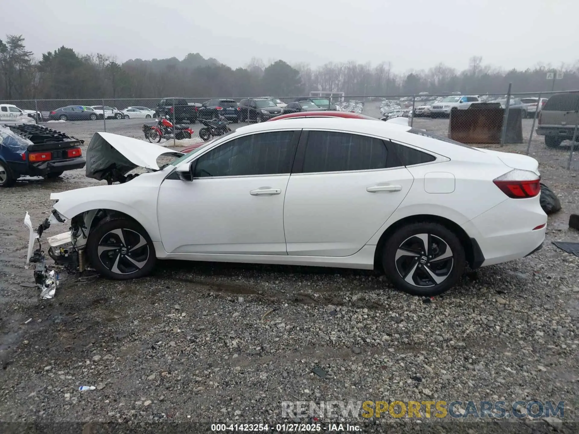 14 Фотография поврежденного автомобиля 19XZE4F52NE002561 HONDA INSIGHT 2022
