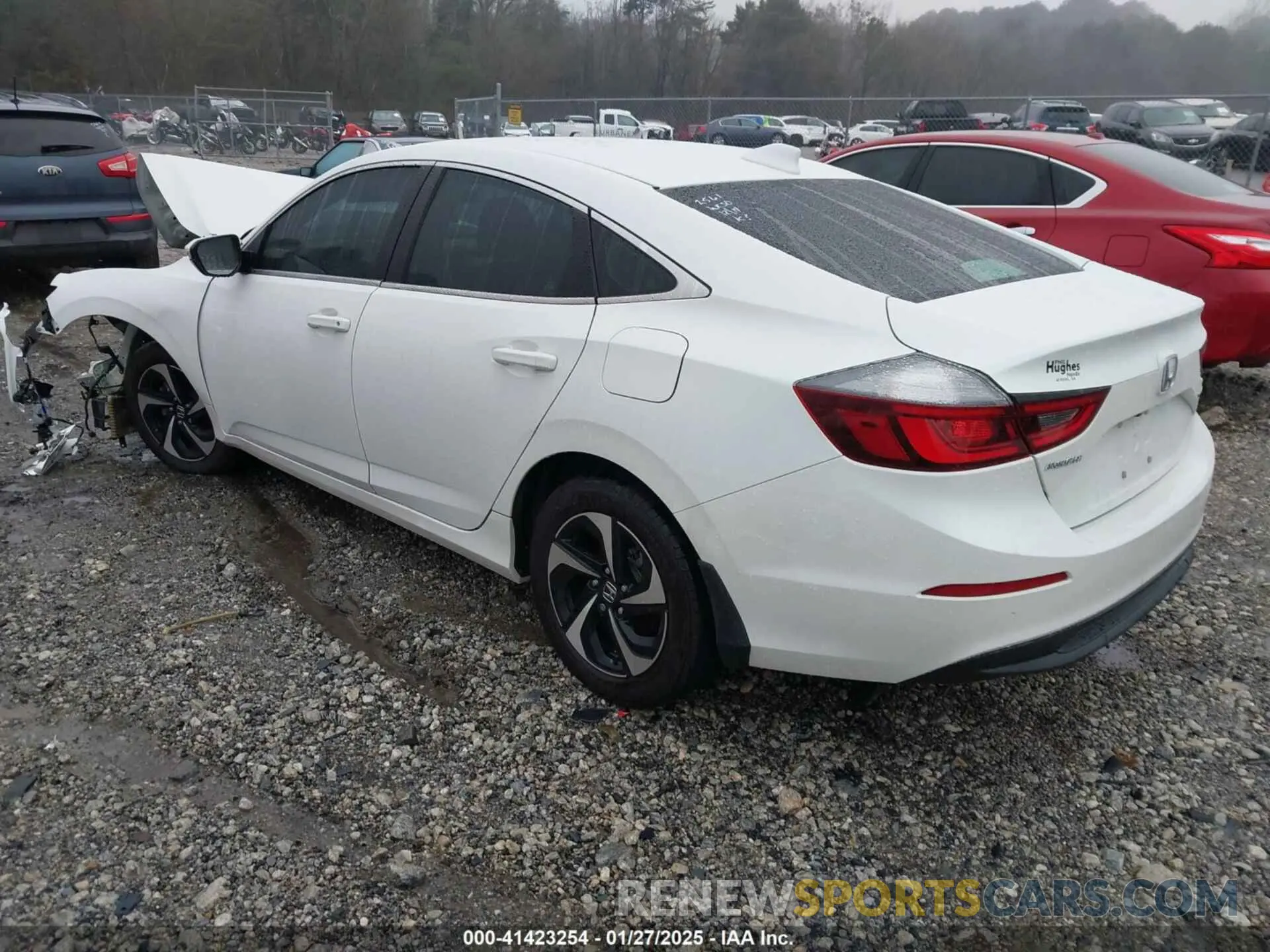 3 Фотография поврежденного автомобиля 19XZE4F52NE002561 HONDA INSIGHT 2022