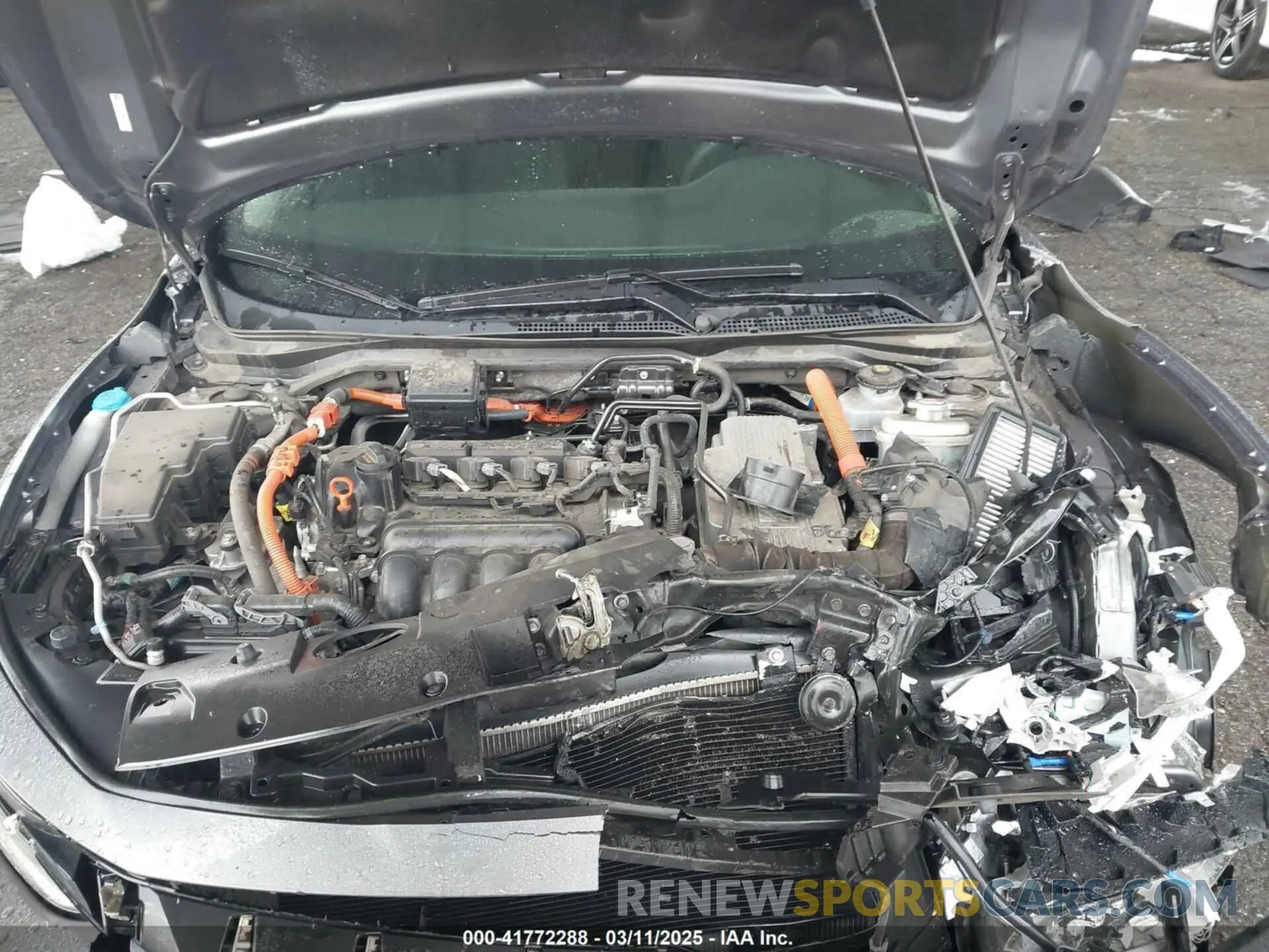10 Фотография поврежденного автомобиля 19XZE4F52NE009235 HONDA INSIGHT 2022