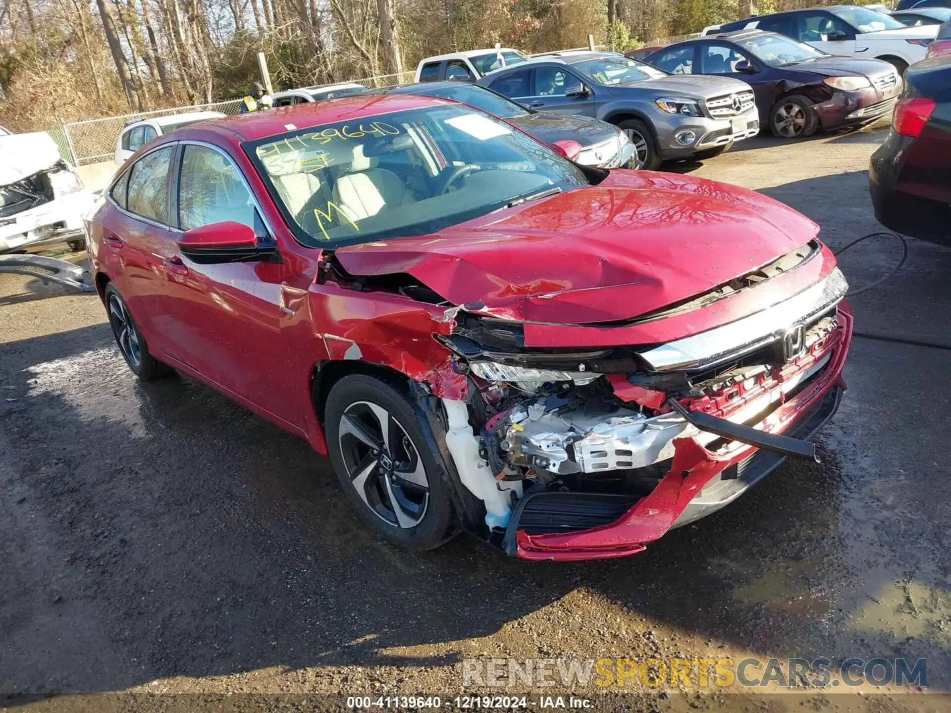 1 Фотография поврежденного автомобиля 19XZE4F52NE009803 HONDA INSIGHT 2022