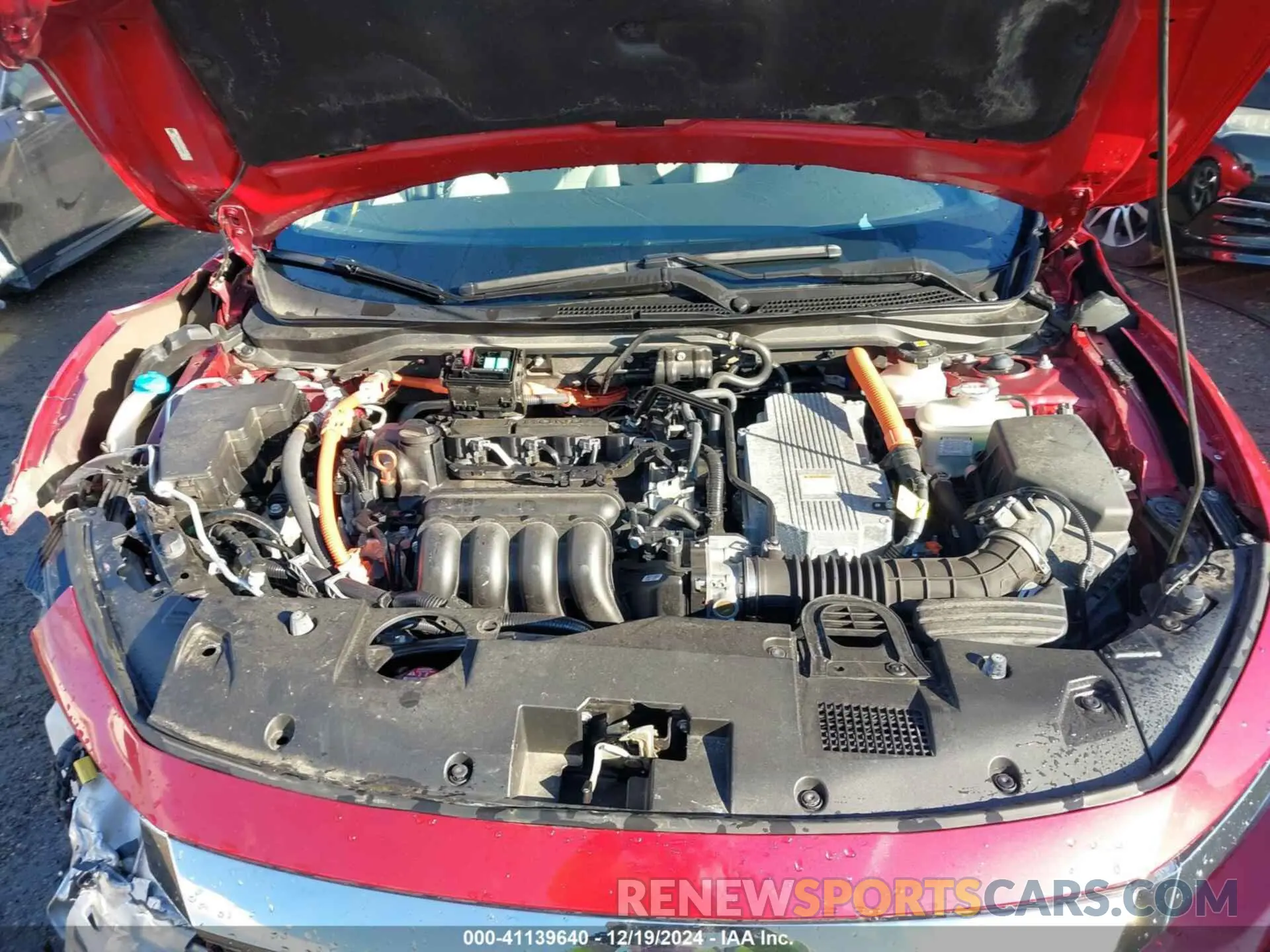10 Фотография поврежденного автомобиля 19XZE4F52NE009803 HONDA INSIGHT 2022