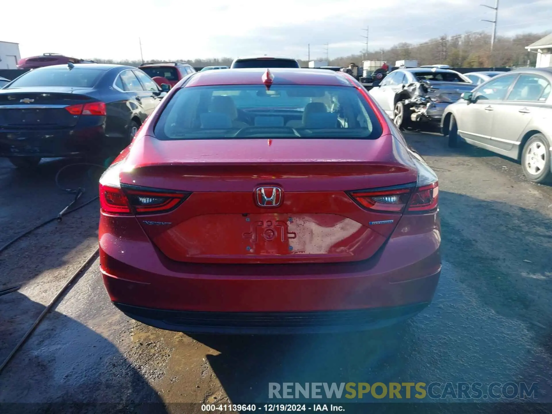 16 Фотография поврежденного автомобиля 19XZE4F52NE009803 HONDA INSIGHT 2022