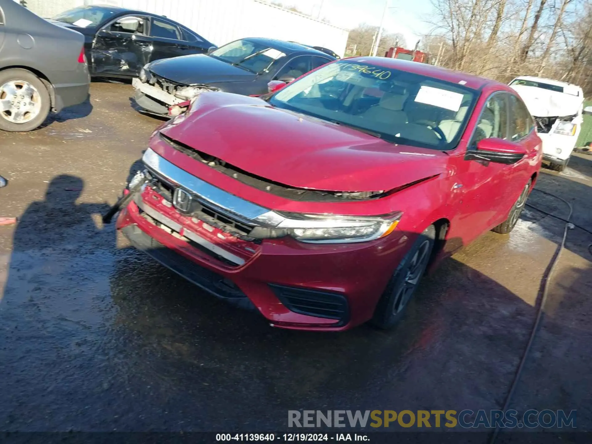 2 Фотография поврежденного автомобиля 19XZE4F52NE009803 HONDA INSIGHT 2022