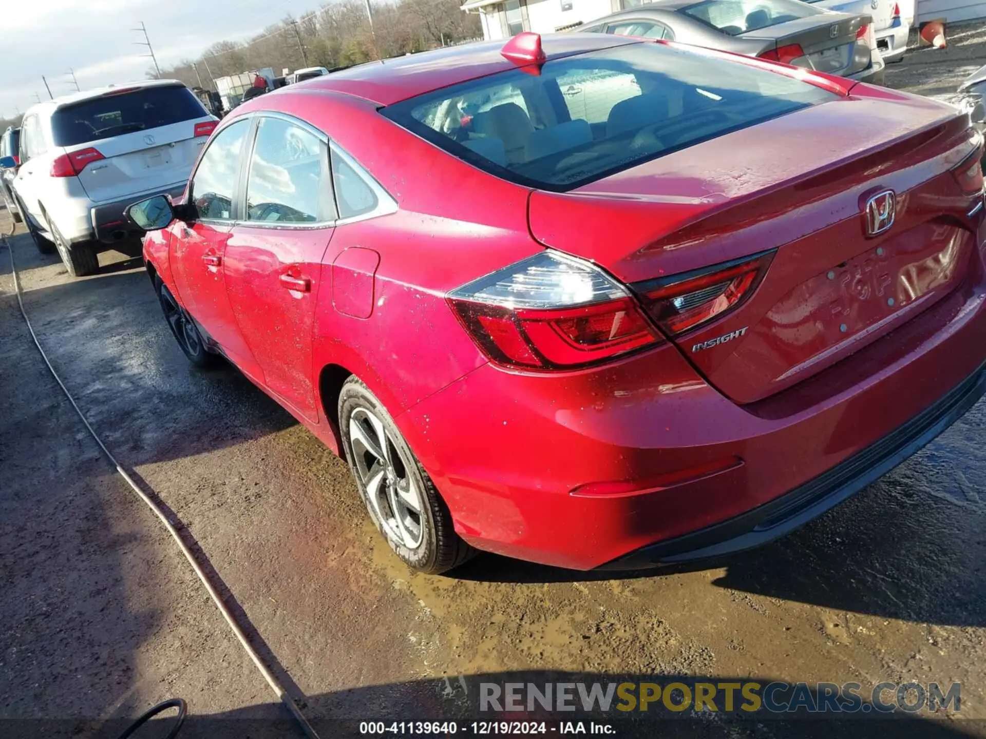3 Фотография поврежденного автомобиля 19XZE4F52NE009803 HONDA INSIGHT 2022