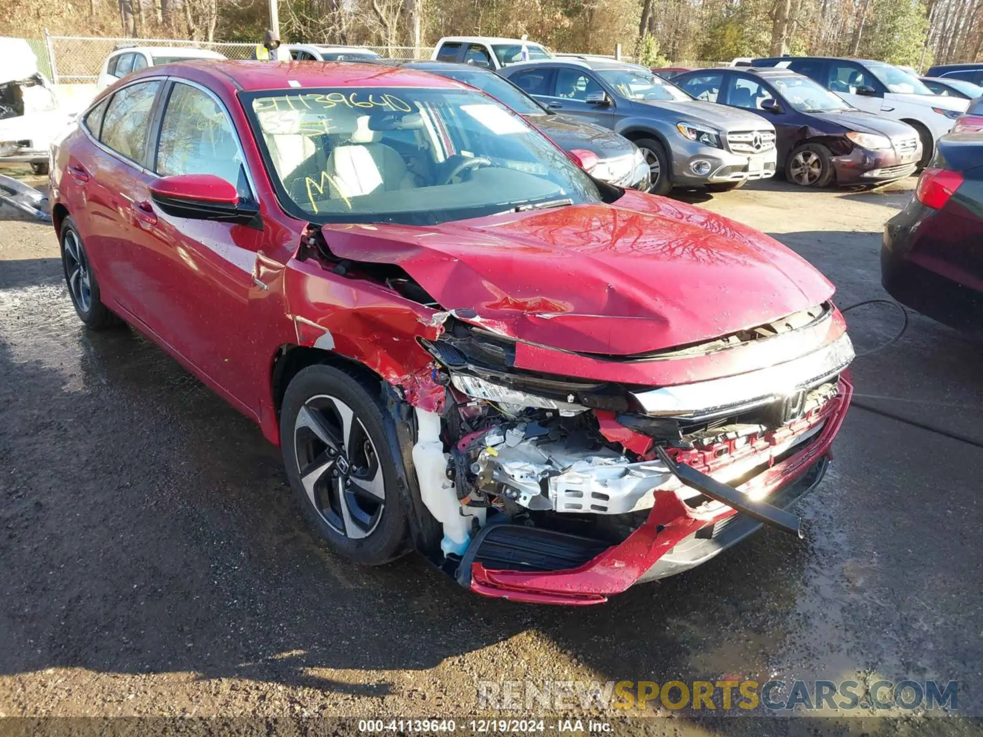 6 Фотография поврежденного автомобиля 19XZE4F52NE009803 HONDA INSIGHT 2022