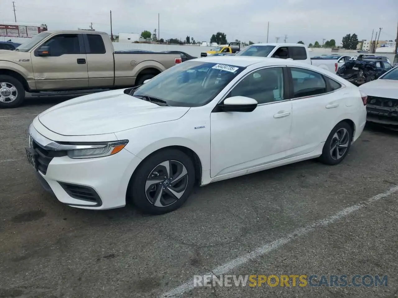 1 Фотография поврежденного автомобиля 19XZE4F52NE014032 HONDA INSIGHT 2022