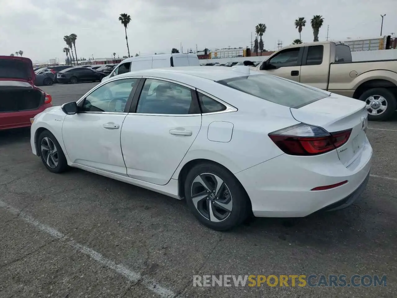 2 Фотография поврежденного автомобиля 19XZE4F52NE014032 HONDA INSIGHT 2022