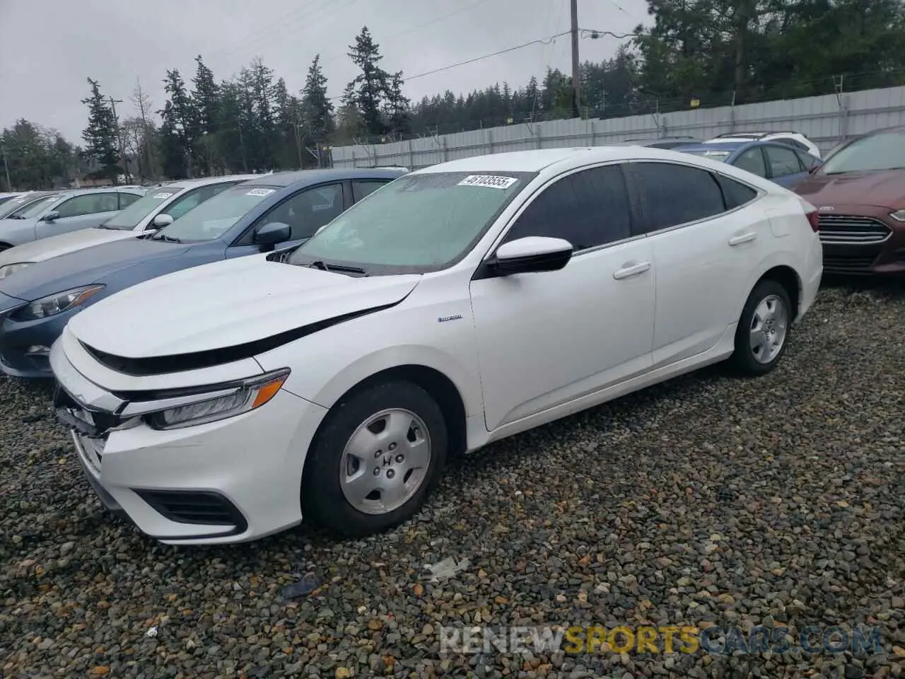 1 Фотография поврежденного автомобиля 19XZE4F53NE005873 HONDA INSIGHT 2022