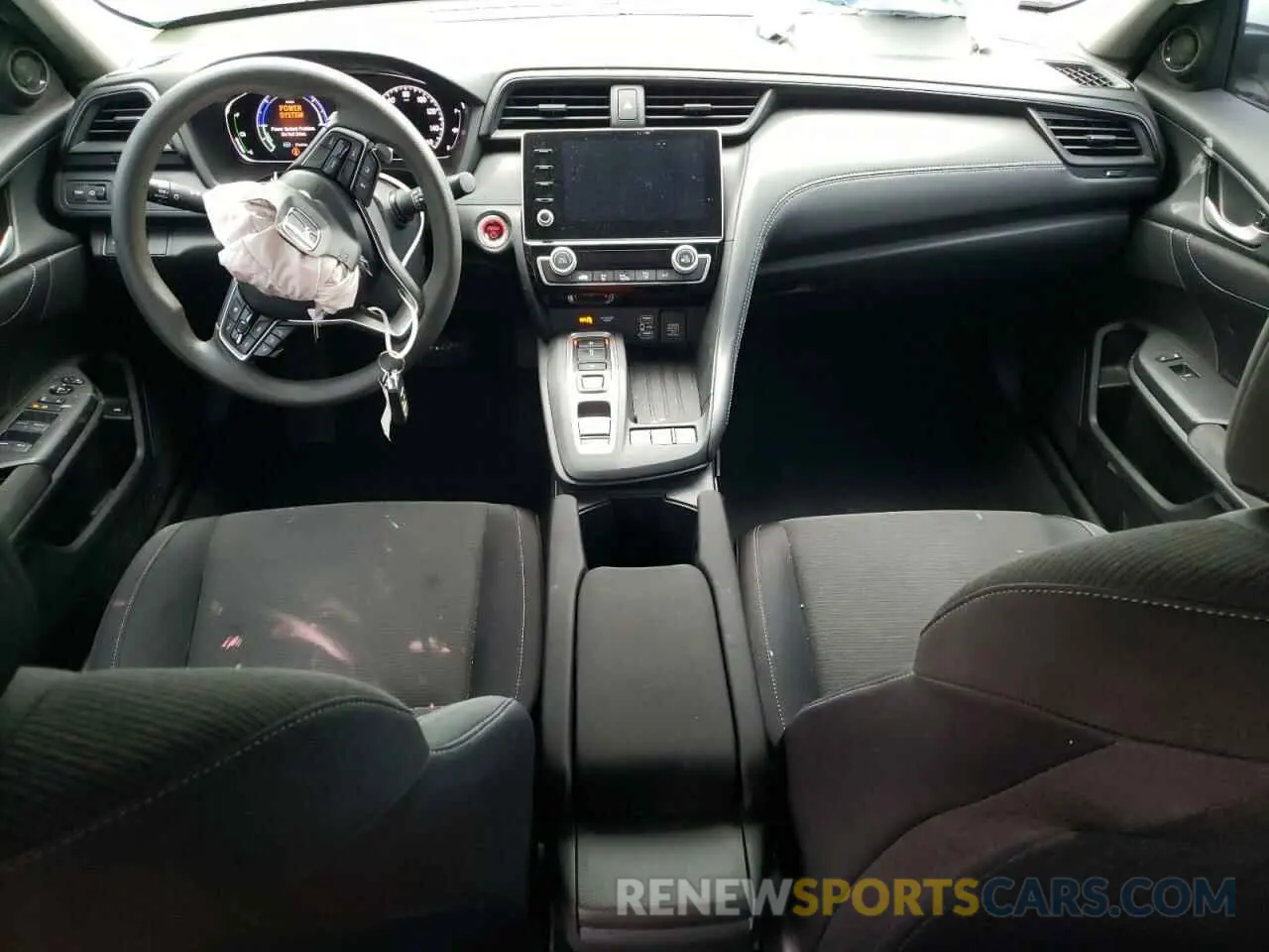 8 Фотография поврежденного автомобиля 19XZE4F53NE005873 HONDA INSIGHT 2022