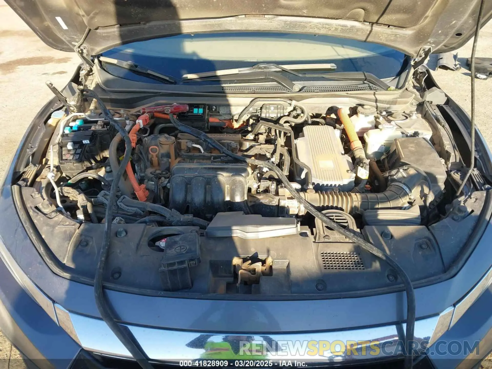 10 Фотография поврежденного автомобиля 19XZE4F54NE003579 HONDA INSIGHT 2022