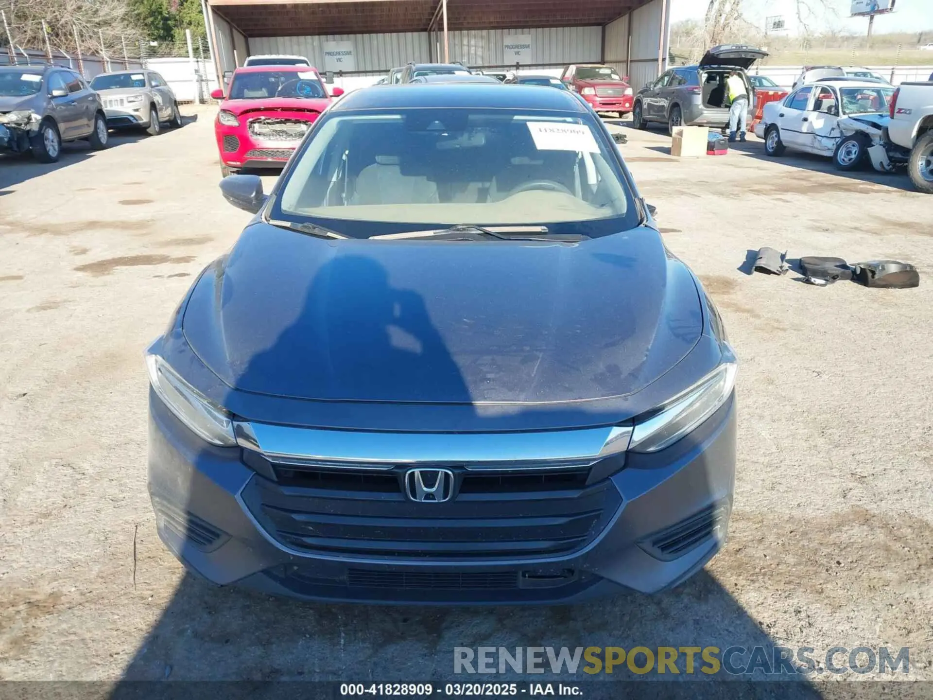 12 Фотография поврежденного автомобиля 19XZE4F54NE003579 HONDA INSIGHT 2022
