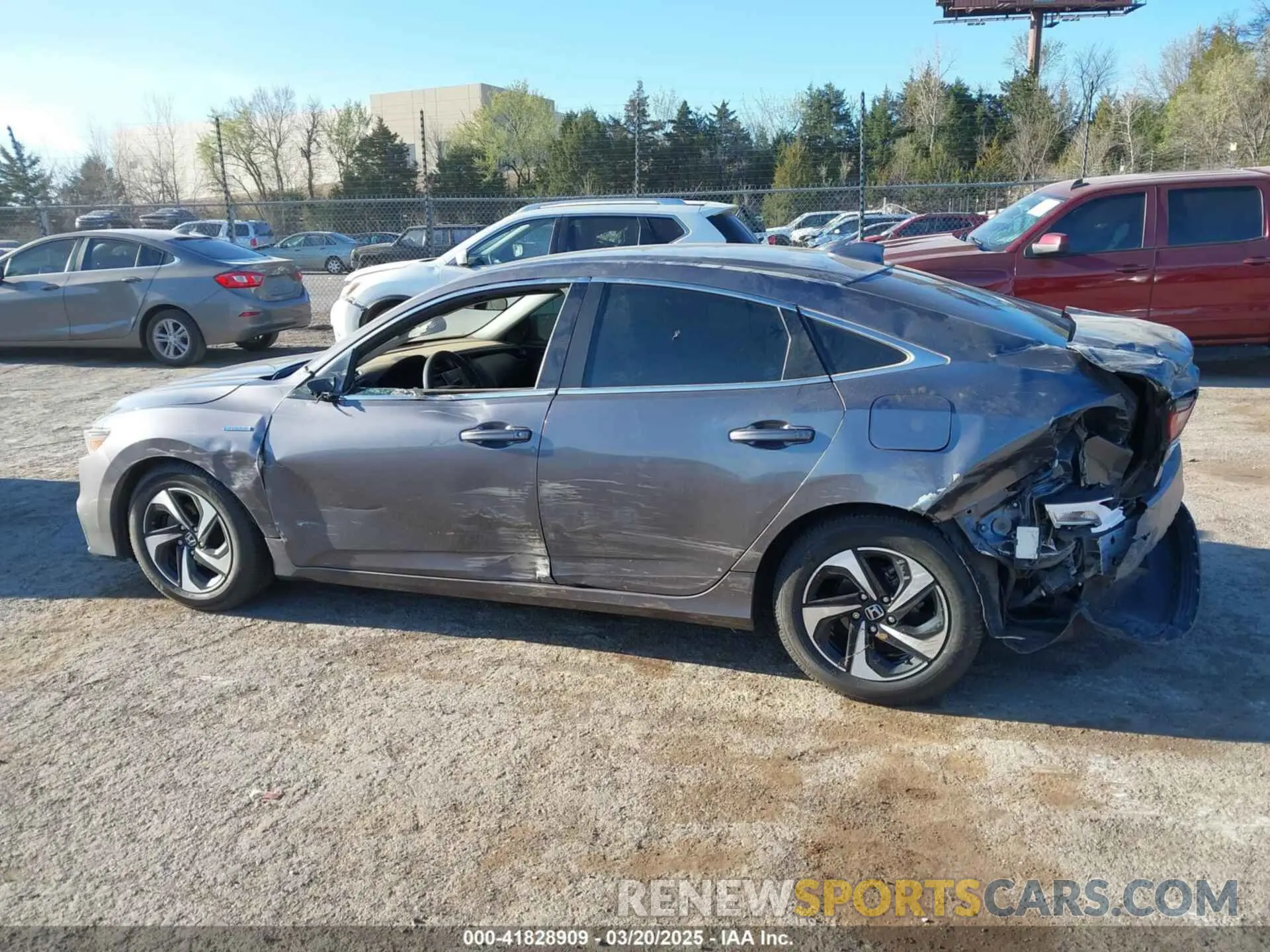 14 Фотография поврежденного автомобиля 19XZE4F54NE003579 HONDA INSIGHT 2022