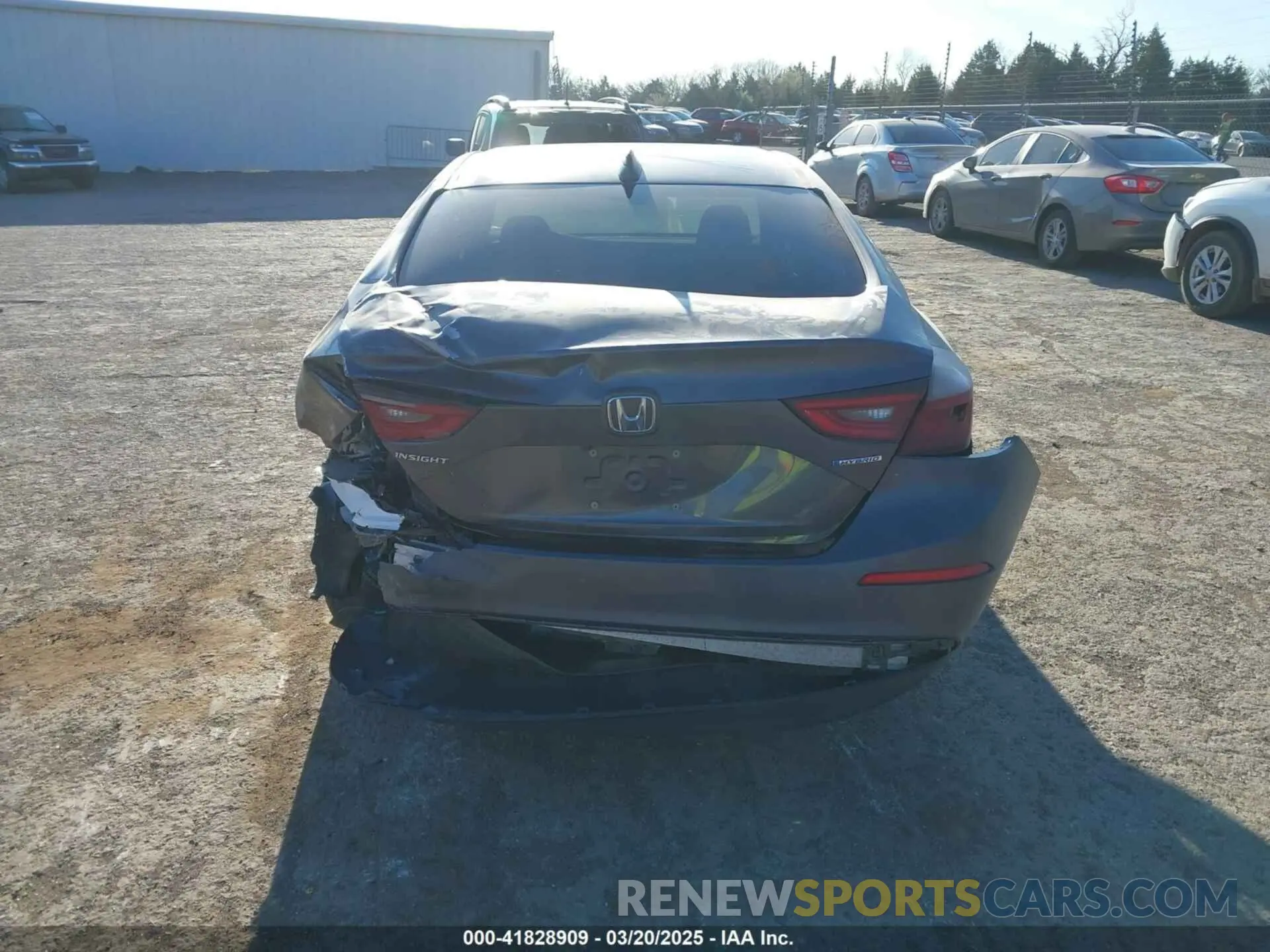 16 Фотография поврежденного автомобиля 19XZE4F54NE003579 HONDA INSIGHT 2022