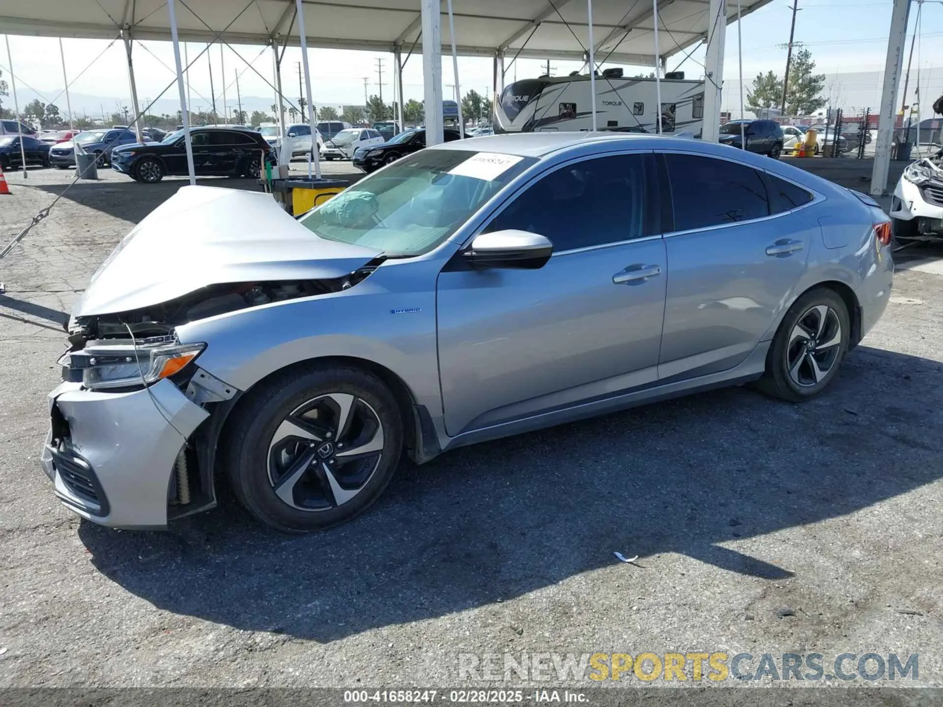 2 Photograph of a damaged car 19XZE4F54NE008068 HONDA INSIGHT 2022
