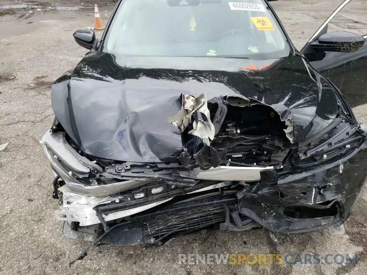 12 Фотография поврежденного автомобиля 19XZE4F54NE013965 HONDA INSIGHT 2022