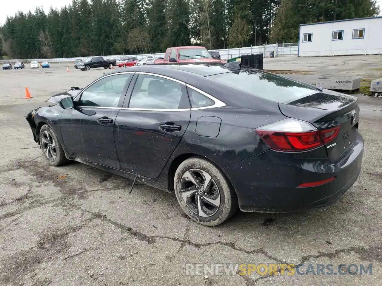 2 Фотография поврежденного автомобиля 19XZE4F54NE013965 HONDA INSIGHT 2022