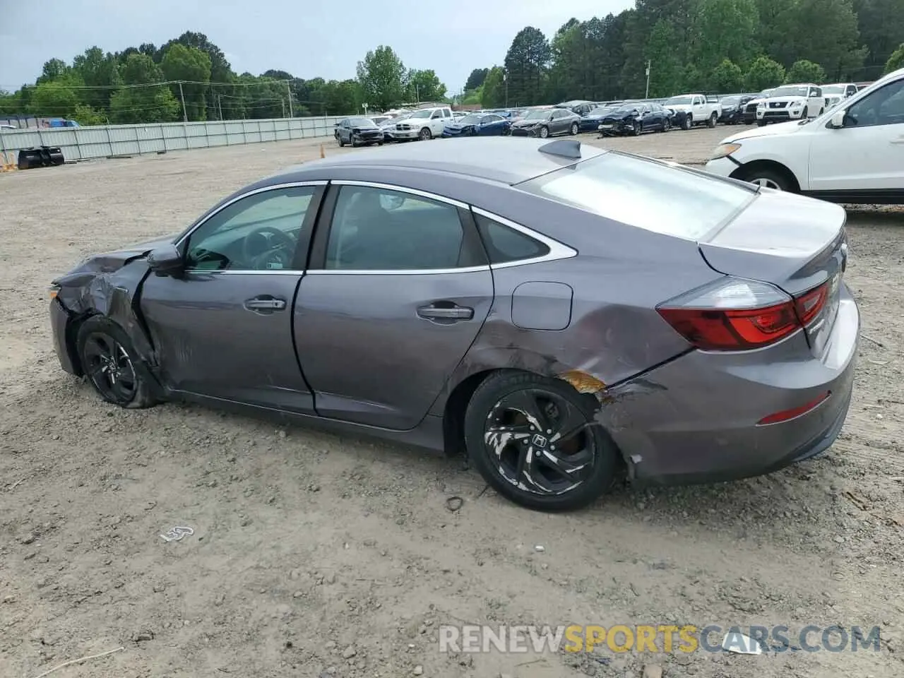 2 Фотография поврежденного автомобиля 19XZE4F55NE003056 HONDA INSIGHT 2022