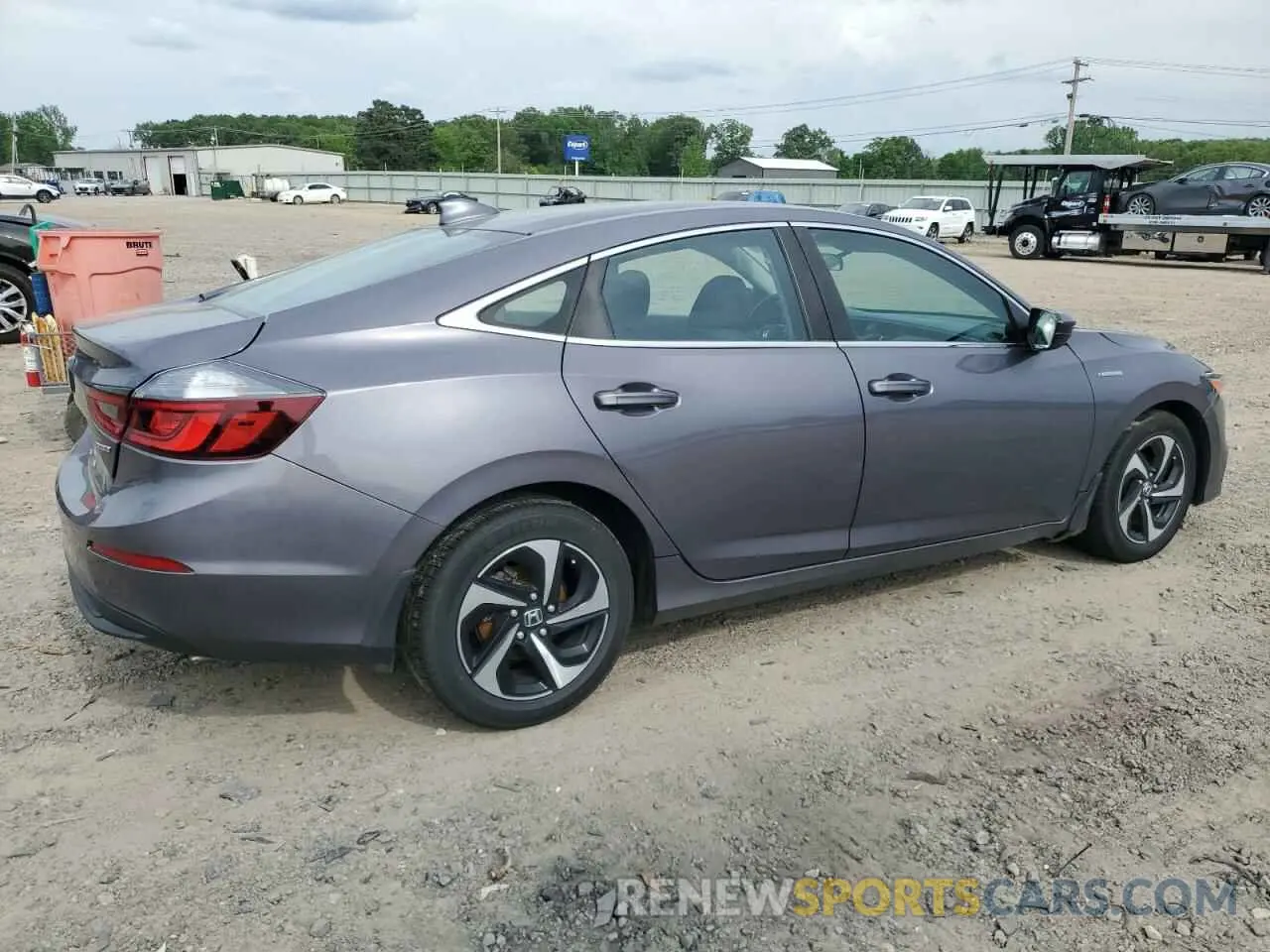 3 Фотография поврежденного автомобиля 19XZE4F55NE003056 HONDA INSIGHT 2022