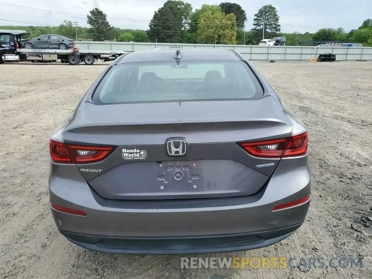 6 Фотография поврежденного автомобиля 19XZE4F55NE003056 HONDA INSIGHT 2022