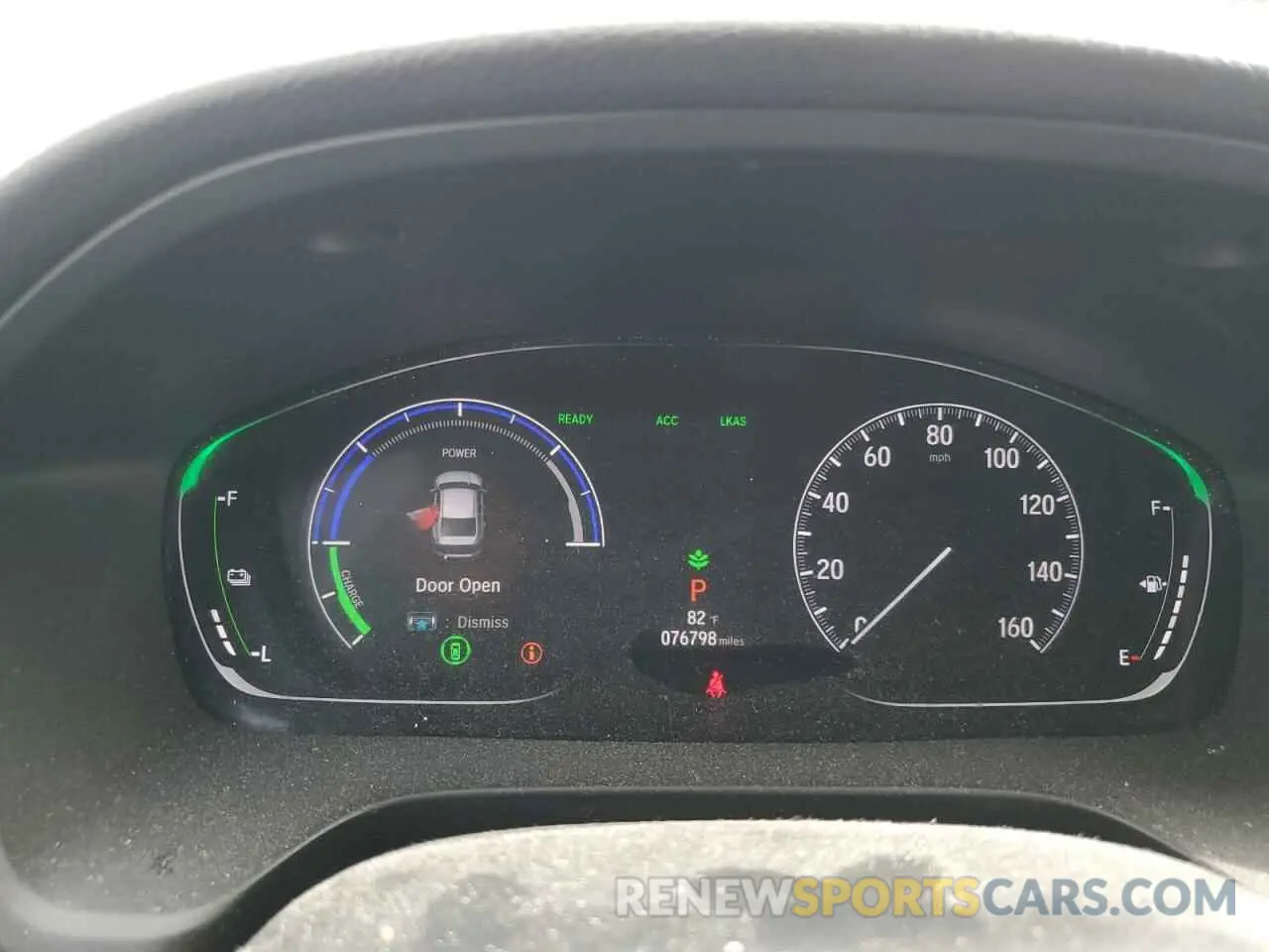 9 Фотография поврежденного автомобиля 19XZE4F55NE003056 HONDA INSIGHT 2022