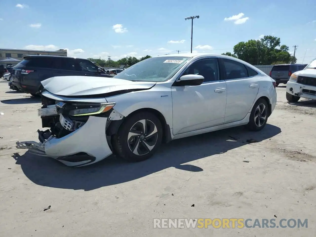 1 Photograph of a damaged car 19XZE4F55NE009889 HONDA INSIGHT 2022