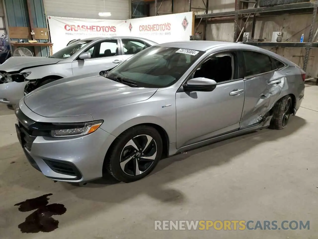1 Фотография поврежденного автомобиля 19XZE4F56NE004443 HONDA INSIGHT 2022