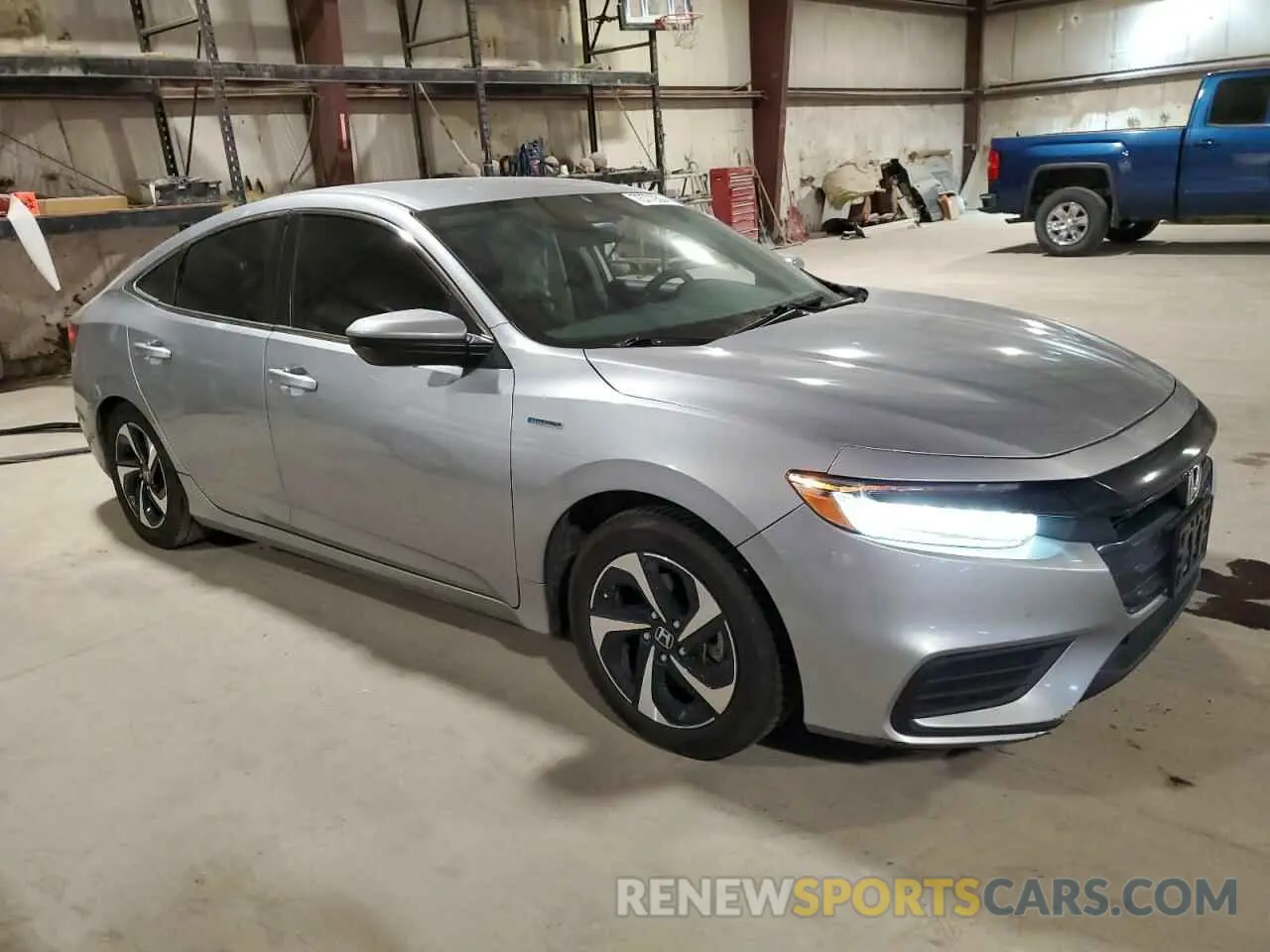 4 Фотография поврежденного автомобиля 19XZE4F56NE004443 HONDA INSIGHT 2022