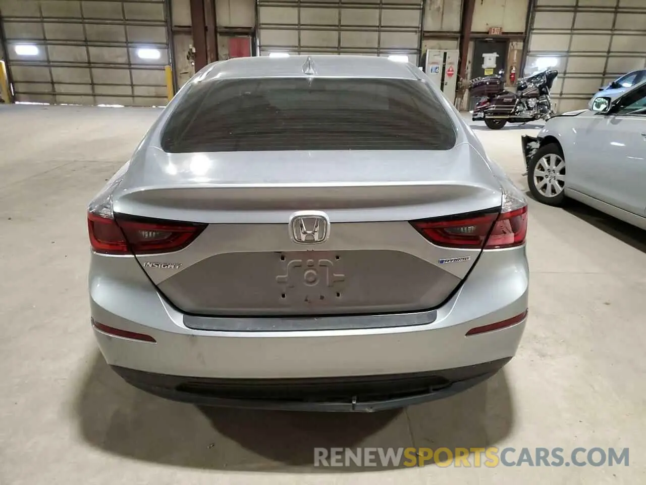 6 Фотография поврежденного автомобиля 19XZE4F56NE004443 HONDA INSIGHT 2022