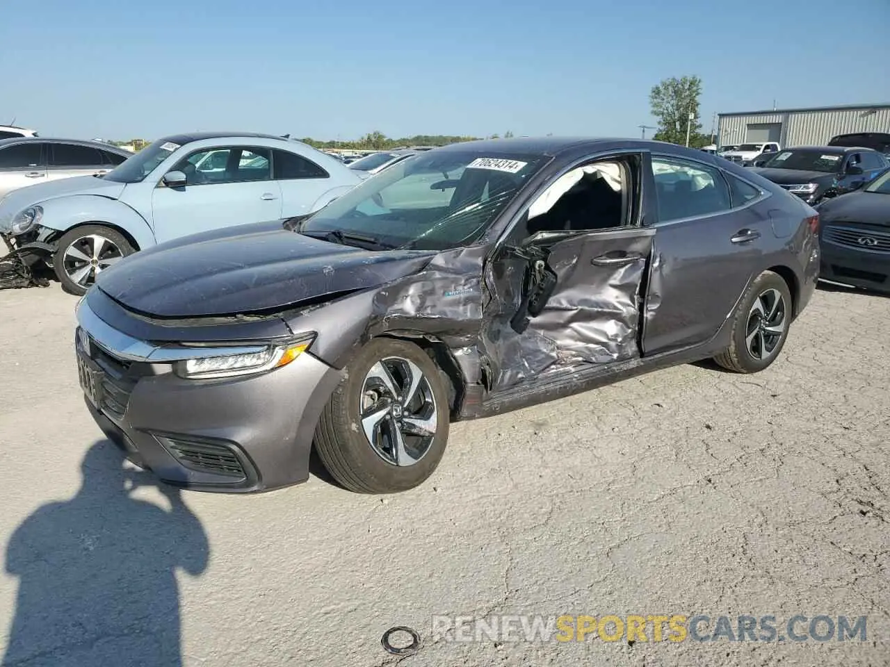 1 Фотография поврежденного автомобиля 19XZE4F58NE006386 HONDA INSIGHT 2022