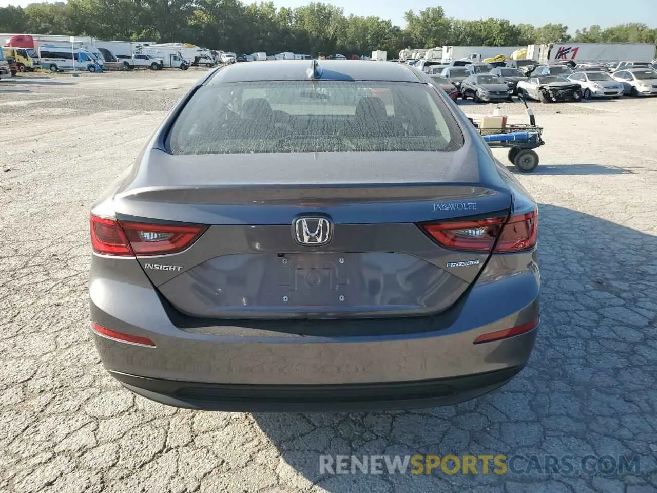 6 Фотография поврежденного автомобиля 19XZE4F58NE006386 HONDA INSIGHT 2022