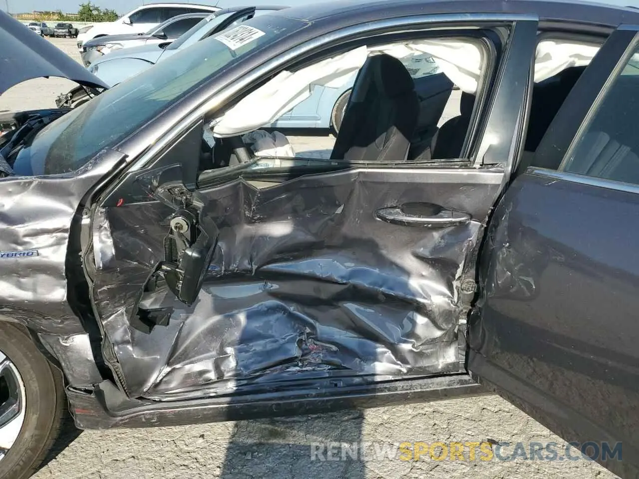 7 Фотография поврежденного автомобиля 19XZE4F58NE006386 HONDA INSIGHT 2022