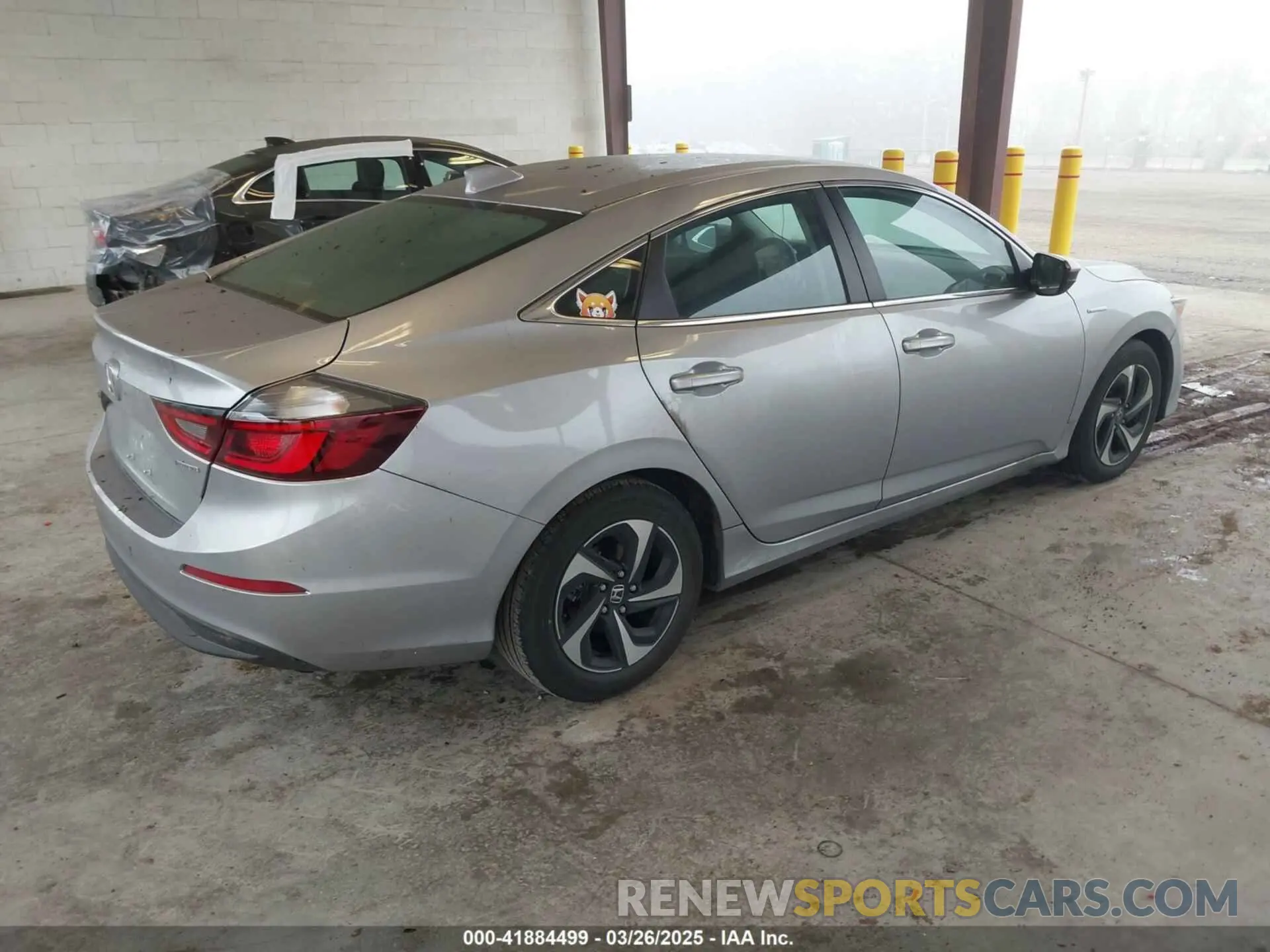 4 Фотография поврежденного автомобиля 19XZE4F58NE015881 HONDA INSIGHT 2022