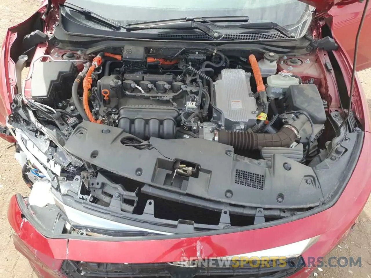 11 Photograph of a damaged car 19XZE4F59NE007000 HONDA INSIGHT 2022