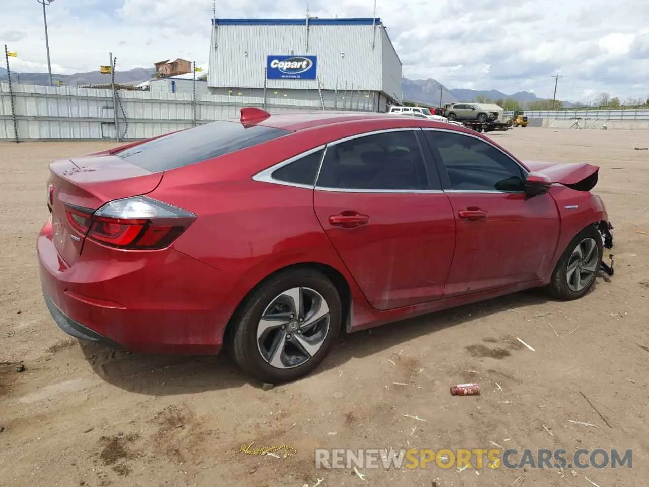 3 Photograph of a damaged car 19XZE4F59NE007000 HONDA INSIGHT 2022