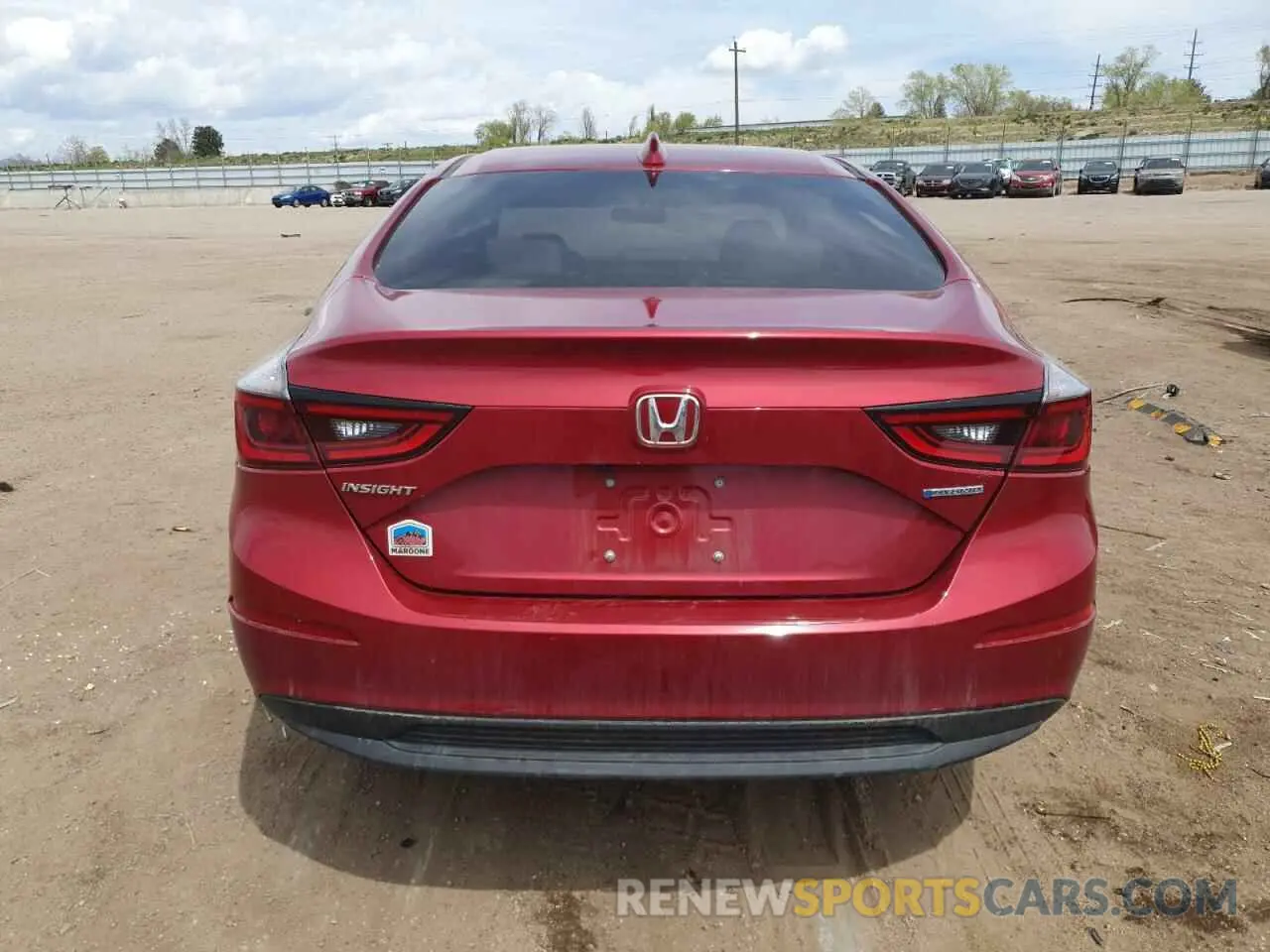 6 Photograph of a damaged car 19XZE4F59NE007000 HONDA INSIGHT 2022