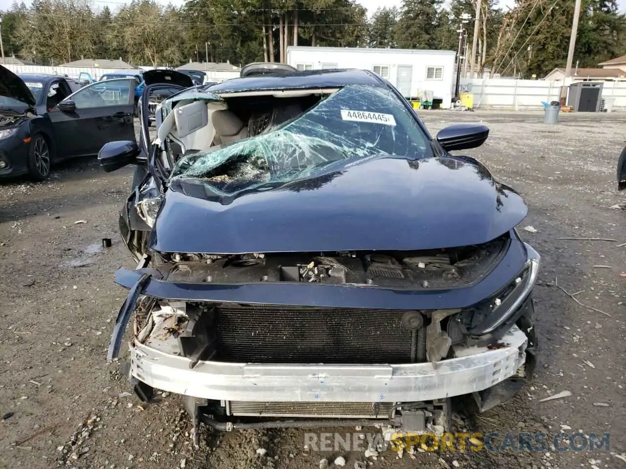 5 Фотография поврежденного автомобиля 19XZE4F59NE009684 HONDA INSIGHT 2022