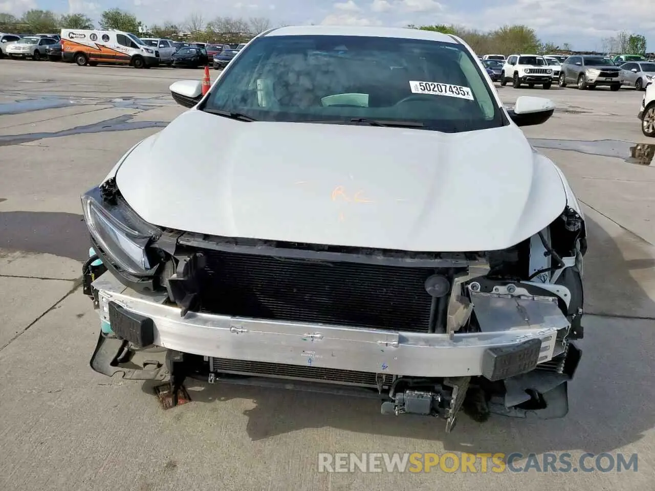 5 Фотография поврежденного автомобиля 19XZE4F59NE010298 HONDA INSIGHT 2022