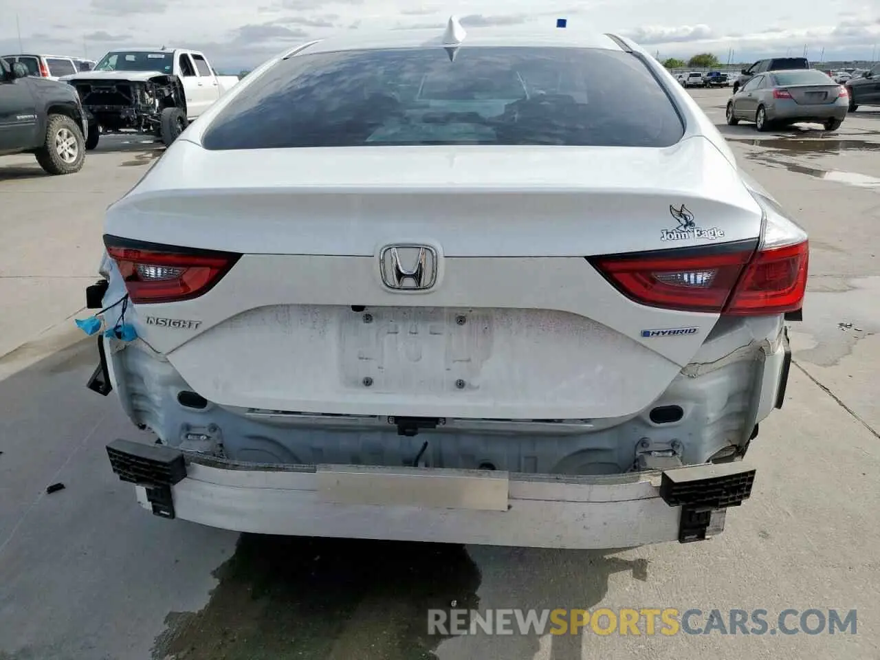 6 Фотография поврежденного автомобиля 19XZE4F59NE010298 HONDA INSIGHT 2022