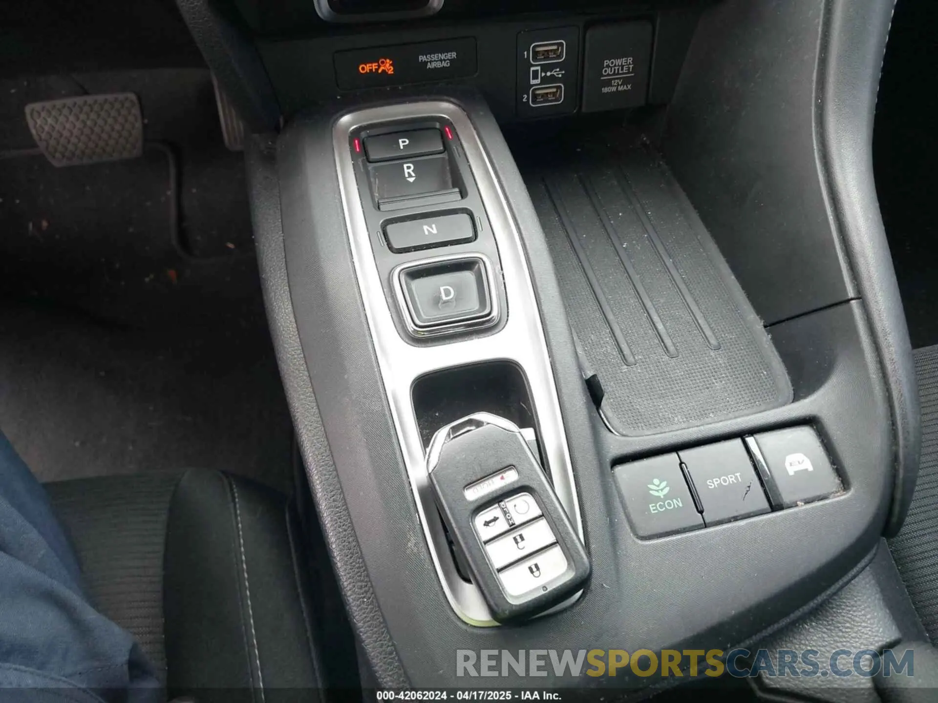 11 Фотография поврежденного автомобиля 19XZE4F59NE012052 HONDA INSIGHT 2022