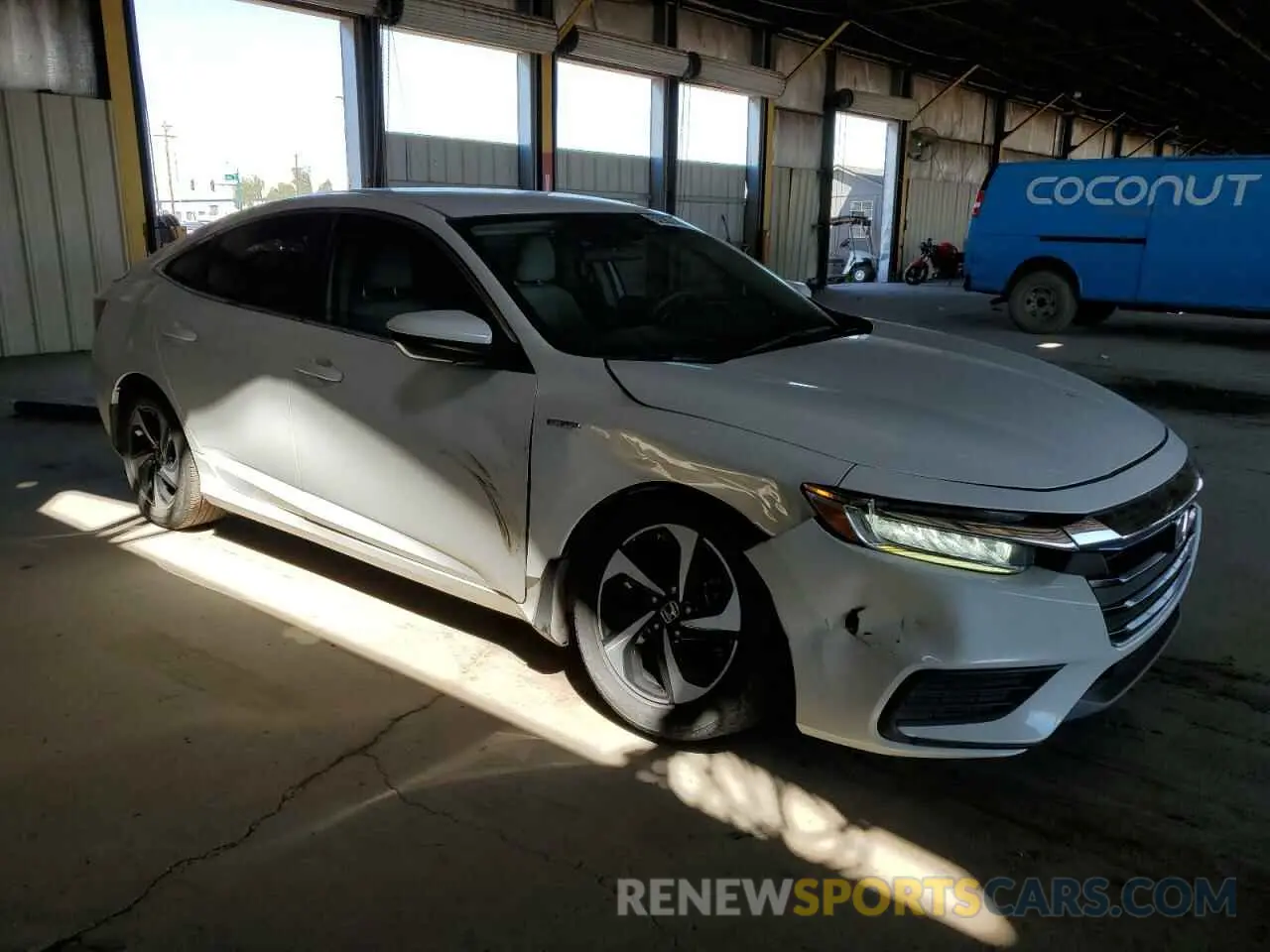 4 Фотография поврежденного автомобиля 19XZE4F5XNE001402 HONDA INSIGHT 2022