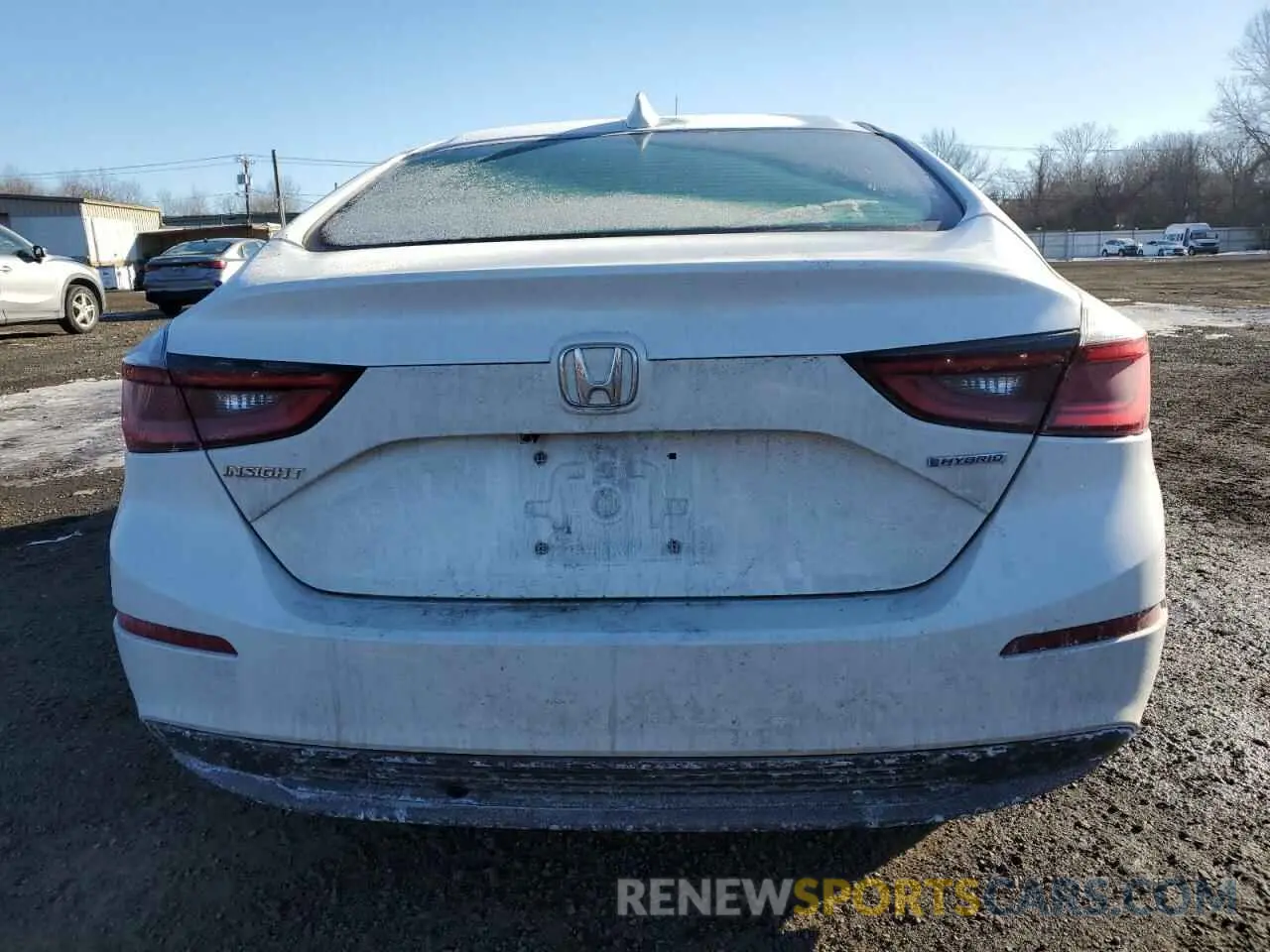 6 Фотография поврежденного автомобиля 19XZE4F5XNE014991 HONDA INSIGHT 2022