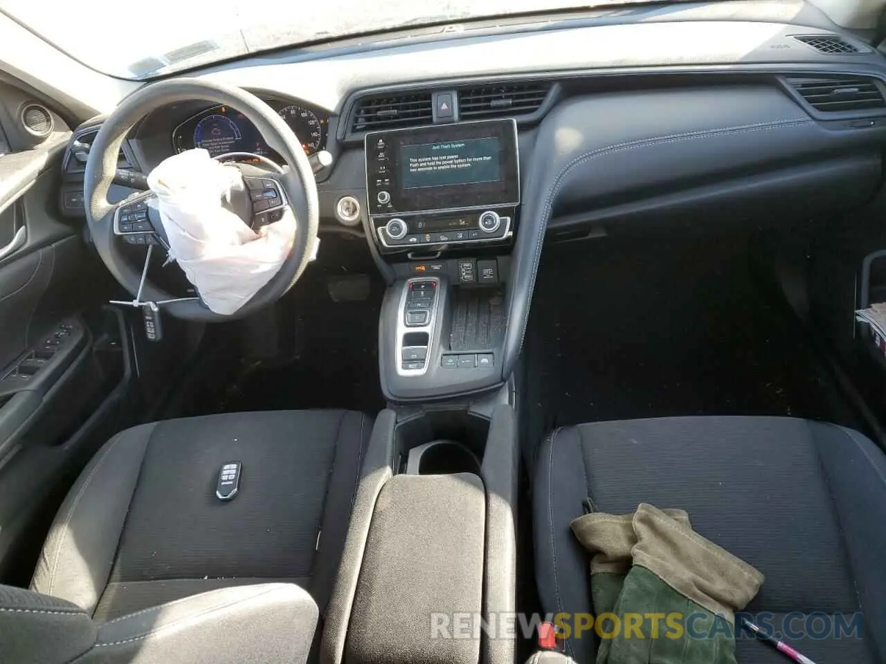 8 Фотография поврежденного автомобиля 19XZE4F5XNE014991 HONDA INSIGHT 2022