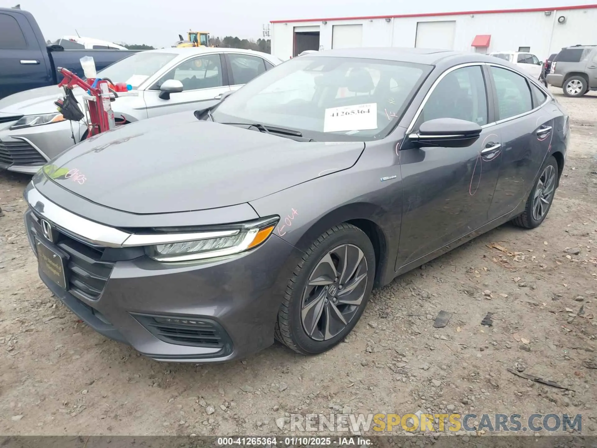 2 Фотография поврежденного автомобиля 19XZE4F90NE005221 HONDA INSIGHT 2022