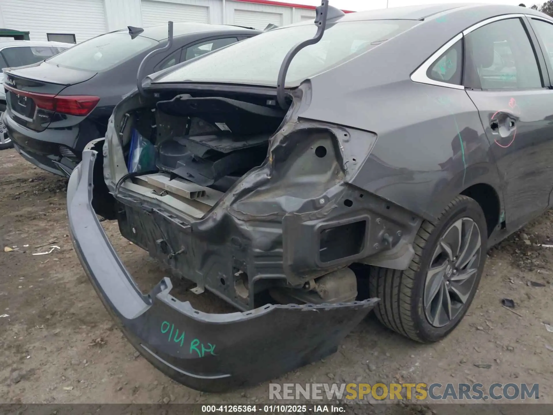 6 Фотография поврежденного автомобиля 19XZE4F90NE005221 HONDA INSIGHT 2022