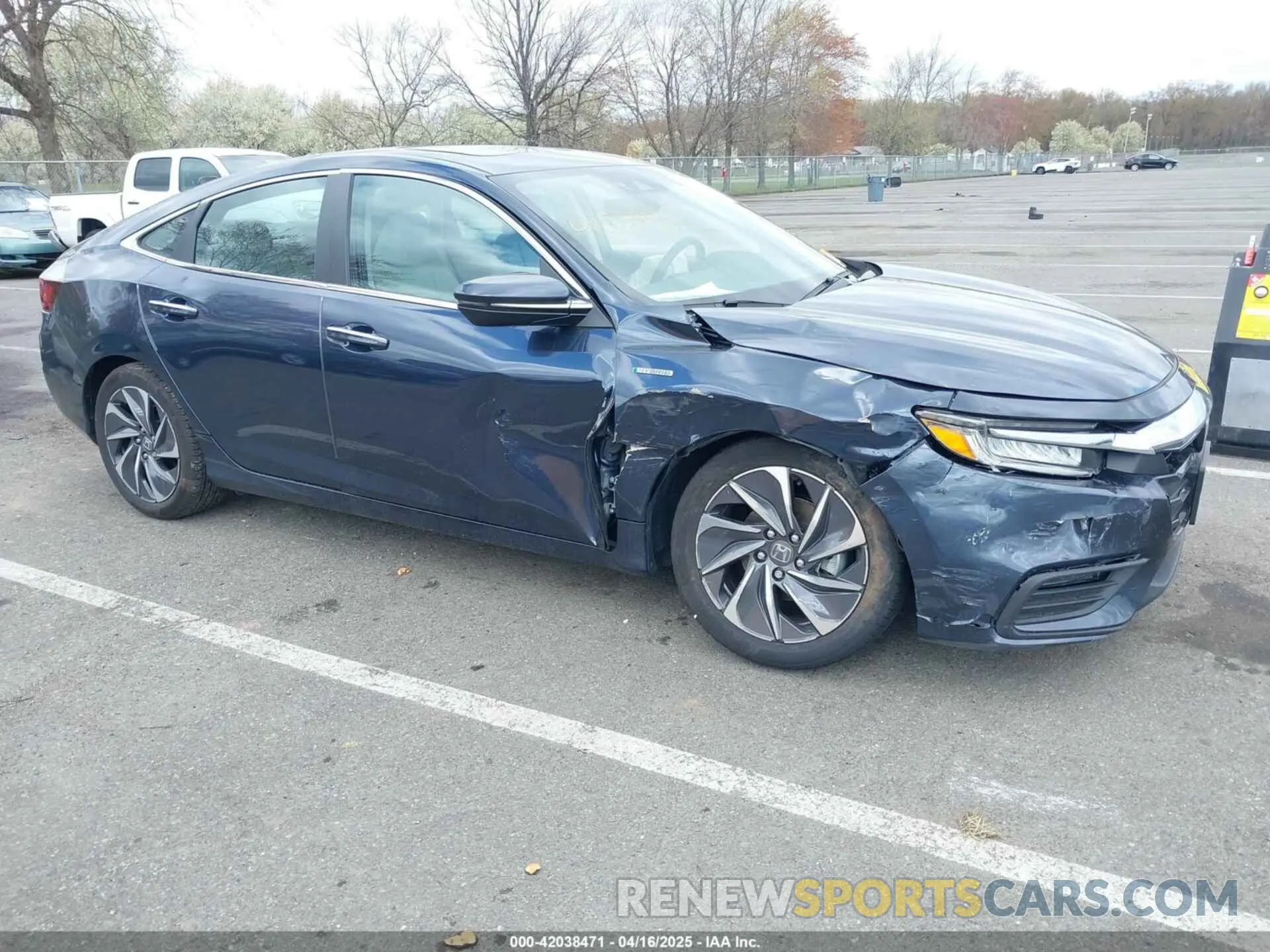 6 Фотография поврежденного автомобиля 19XZE4F90NE007552 HONDA INSIGHT 2022
