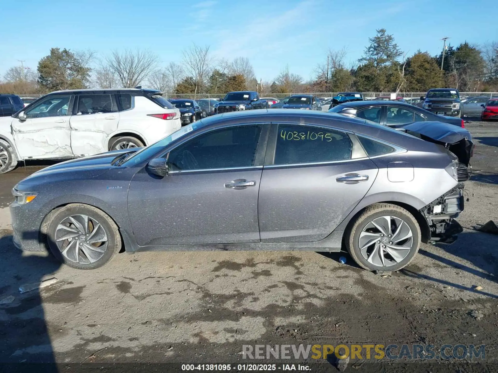 14 Фотография поврежденного автомобиля 19XZE4F99NE008697 HONDA INSIGHT 2022