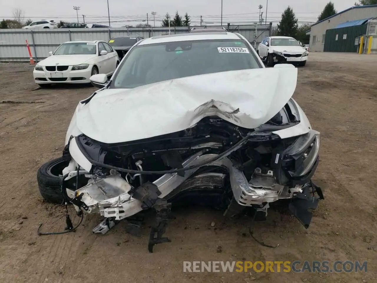 5 Фотография поврежденного автомобиля 19XZE4F99NE013494 HONDA INSIGHT 2022